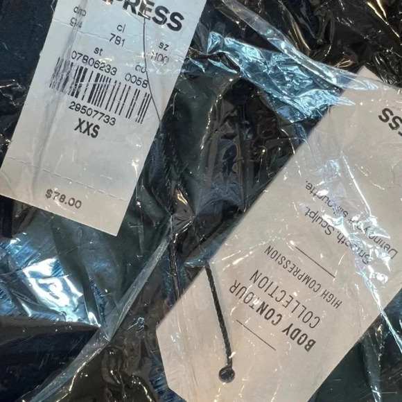 Express Black Scoop Neck Mini Sheath Dress XXS - Picture 10 of 10